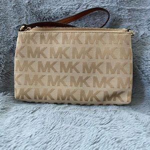 Michael Kors Monogrammed Wristlet